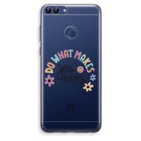 Happy days: Huawei P Smart (2018) Transparant Hoesje
