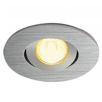 SLV InbouwspotNew Tria Mini DL Set Round geborsteld aluminium - 113976