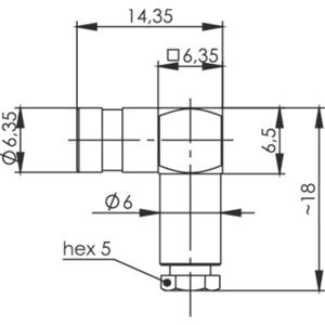 Telegärtner 100024889 100024889 SMB-connector Koppeling, haaks 50 Ω 1 stuk(s)