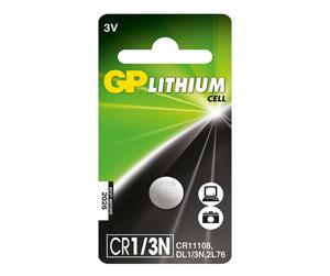 GP Batteries Knoopcel CR 1/3 N 3 V 1 stuk(s) Lithium GPCR1/3NSTD175C1