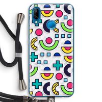 8-bit N°6: Huawei P20 Lite Transparant Hoesje met koord