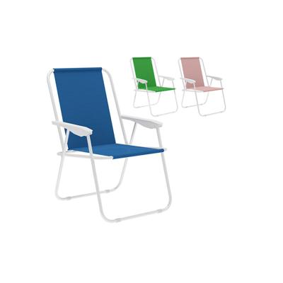 Marbueno Opvouwbare Stoel Staal Assorti Strand en Zwembad 59X51X75 cm 10169