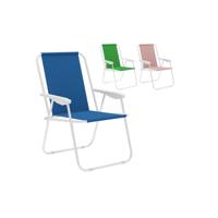 Marbueno Opvouwbare Stoel Staal Assorti Strand en Zwembad 59X51X75 cm 10169