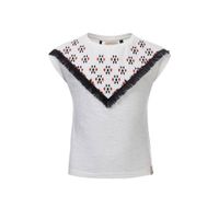 LOOXS 10sixteen T-shirt van biologisch katoen wit/zwart - thumbnail