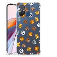 Doorzichtige Silicone Hoesje voor Xiaomi Redmi 12C Dieren Emojis - thumbnail