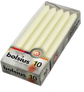 Bolsius Dinerkaars 230/20 ivoor (10 st)
