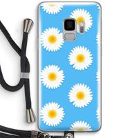 Margrietjes: Samsung Galaxy S9 Transparant Hoesje met koord