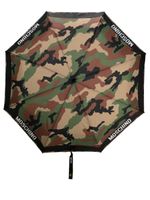 Moschino parapluie à imprimé camouflage - Noir - thumbnail