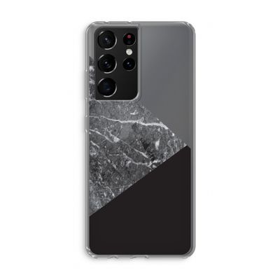 Combinatie marmer: Samsung Galaxy S21 Ultra Transparant Hoesje
