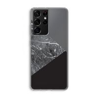Combinatie marmer: Samsung Galaxy S21 Ultra Transparant Hoesje