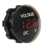 DC 12 v-24 v digitale panel waterdicht en stofdicht voltmeter digitale display voor truck auto motorfiets suv boot atv refit accessoires Lightinthebox