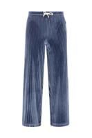 Like Flo winter velvet wide leg broek meisjes - blauw - Fem