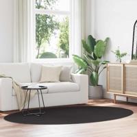Tapijt HUARTE Zwart 160 x 230 cm Polyester