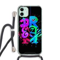 Dream: iPhone 11 Transparant Hoesje met koord