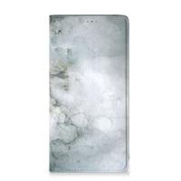 Bookcase Samsung Galaxy A51 Painting Grey - thumbnail