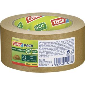 tesa STANDARD ecoLogo® 58291 Pakband Bruin (l x b) 50 m x 50 mm 1 stuk(s)