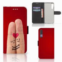 Huawei P20 Pro | Wallet Case | met Pasjes | Liefde - Origineel Romantisch Cadeau