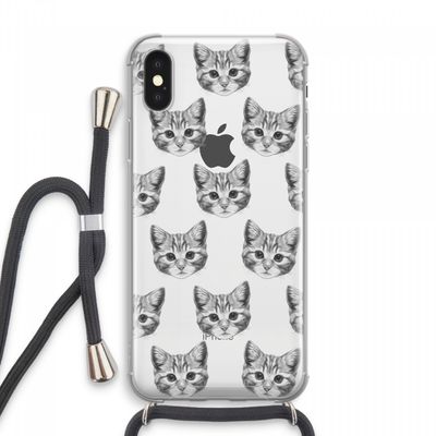 Kitten: iPhone XS Max Transparant Hoesje met koord