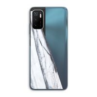 Gestreepte marmer: Xiaomi Poco M3 Pro 5G Transparant Hoesje