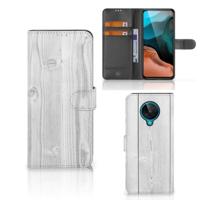 Xiaomi Poco F2 Pro | Book Style Case | White Wood