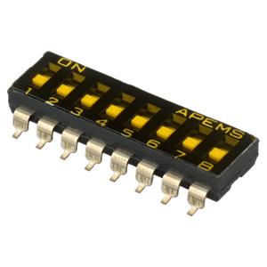 APEM IKD0803000 IKD0803000 DIP-schakelaar Aantal polen 8 SMD 1 stuk(s)