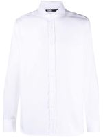 Karl Lagerfeld chemise en coton à manches longues - Blanc