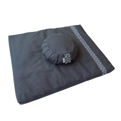 Meditatieset met kussen zafu - Grijs