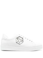 Philipp Plein baskets en cuir - Blanc - thumbnail