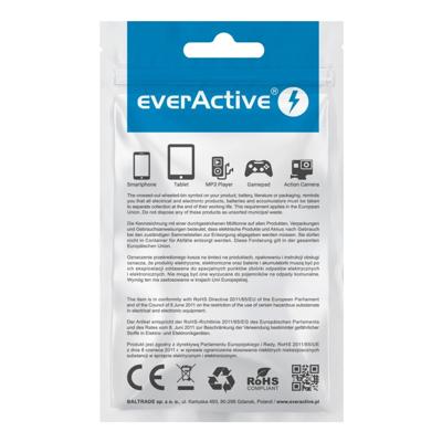 everActive USB-C kabel 1m - Zwart, gevlochten, ondersteuning voor snelladen, 3A - CBB-1CB