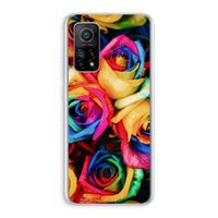 Neon bloemen: Xiaomi Mi 10T 5G Transparant Hoesje