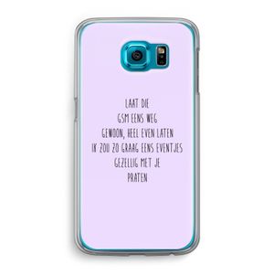 GSM: Samsung Galaxy S6 Transparant Hoesje