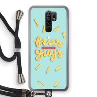 Always fries: Xiaomi Redmi 9 Transparant Hoesje met koord