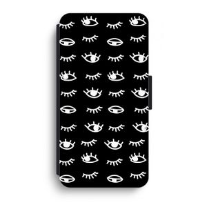 Eye pattern #3: iPhone XR Flip Hoesje