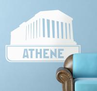 Sticker tempel athene oude grieken