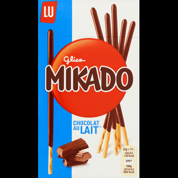LU Mikado koekje omhuld met melkchocolade 75 g bij Jumbo