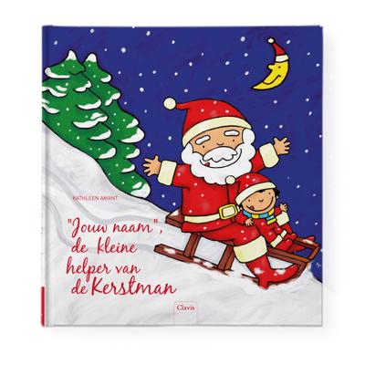 Boek met naam en foto - De kleine helper van de Kerstman - Hardcover