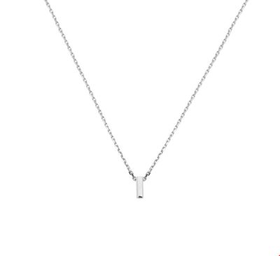 TFT Zilveren Ketting Letter I 1,1 mm x 41-45 cm