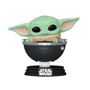 Funko Pop! Star Wars: The Mandalorian - Grogu in Hovering Pram speelfiguur