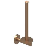 Reserverolhouder IVY Wandmodel Voor 2 Rollen Geborsteld Mat Koper PVD