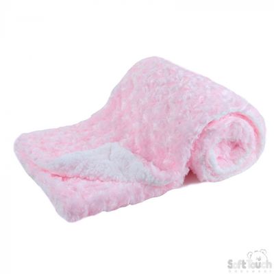 Soft Touch deken Deluxe Rose Mink 70 x 100 cm fleece