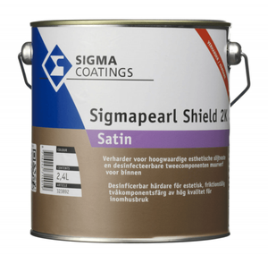 sigma sigmapearl shield 2k satin set lichte kleur 5 ltr
