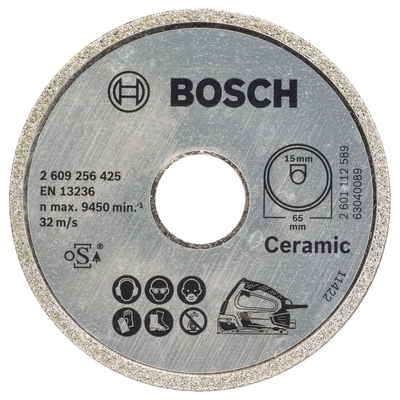 Bosch Accessoires Diamantdoorslijpschijf Standard for Ceramic | Ø65X15mm | Pks16Multi - 2609256425