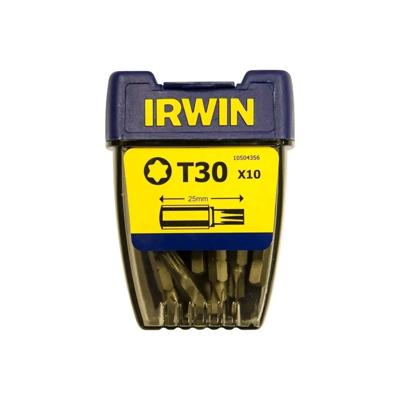Irwin Torx T30 - 1/4”/25 mm - 10 stuks - 10504356