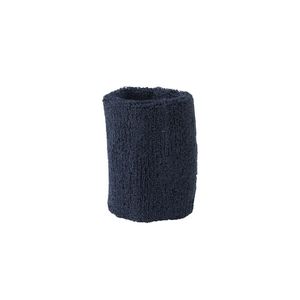 Goedkope zweetbandjes navy 2 stuks