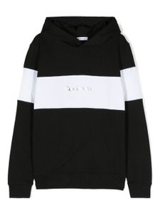 Calvin Klein Kids hoodie à logo imprimé - Noir