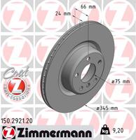 Remschijf COAT Z ZIMMERMANN, Remschijftype: Binnen geventileerd, u.a. für BMW - thumbnail