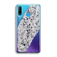 Gespikkelde marmer: Huawei P30 Lite Transparant Hoesje Gespikkelde marmer: Huawei P30 Lite Transparant Hoesje