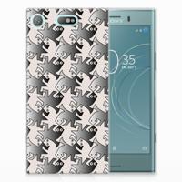 Sony Xperia XZ1 Compact | TPU Hoesje | Salamander Grey