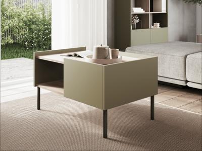 Salontafel JULIE 90 cm acacia/olijf