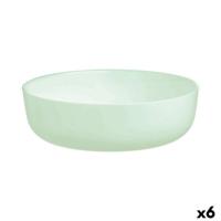 Saladekom Luminarc Diwali Paradise Groen Glas 22 cm (6 Stuks)